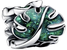 Charms Pandora Zielone liście monstery 793332C01