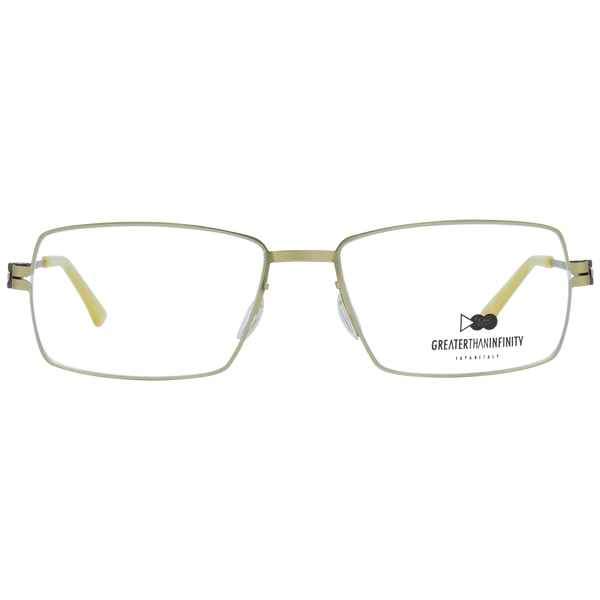 Okulary oprawki Męskie Greater Than Infinity GT016 V05 54 Żółte