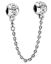 Łańcuszek zabezpieczający Pandora 791088-05 serduszka