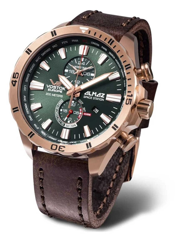 Zegarek męski VOSTOK EUROPE Almaz Space Station YM8J-320B656 