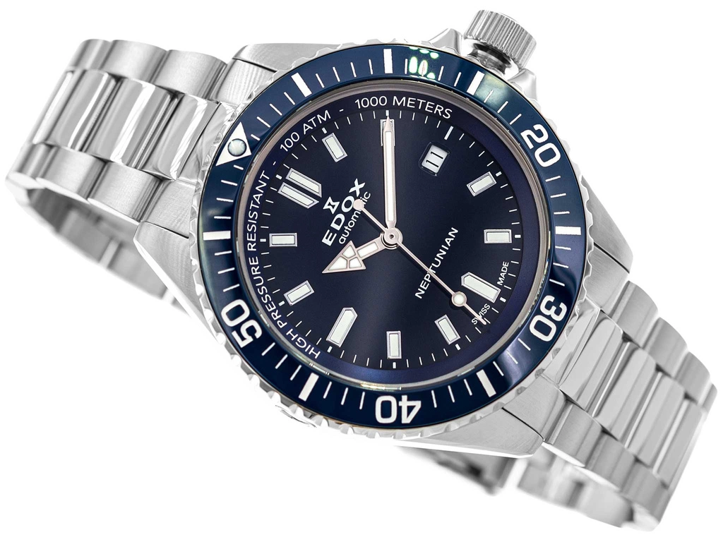 Zegarek męski EDOX 80120 3BUM BUF Sky Diver Neptunian
