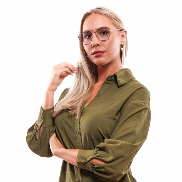 Okulary oprawki Web WE5300 028 53 Różowe Złoto