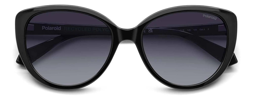 Okulary przeciwsłoneczne damskie Polaroid PLD 4176/S/X 80756WJ Czarne