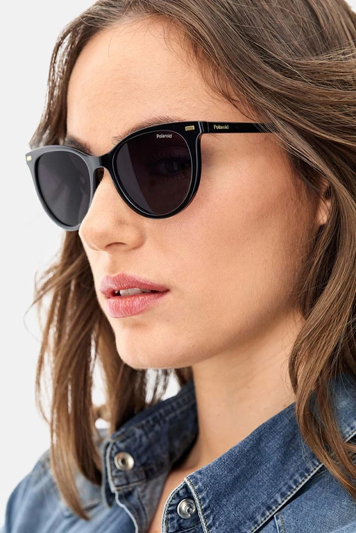 Okulary przeciwsłoneczne damskie Polaroid PLD 4107/S 80752WJ Czarne