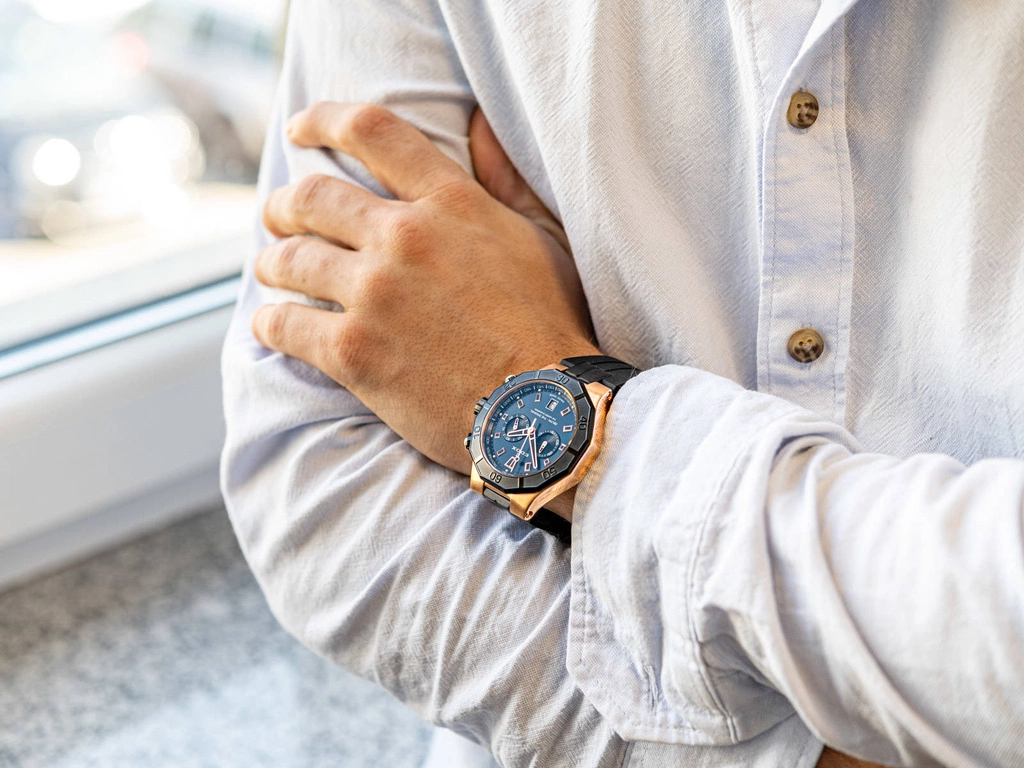 Zegarek męski EDOX 10113 37RNCA NIR Delfin