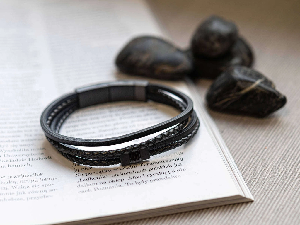 Bransoleta męska Fossil JF03098001