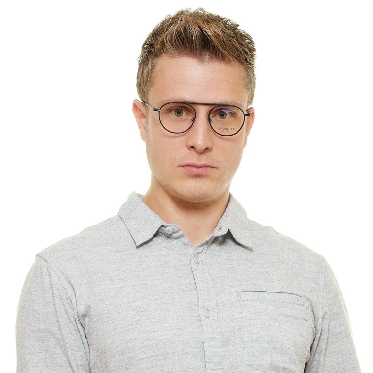 Okulary oprawki męskie Hackett HEB221 689 49 Niebieskie