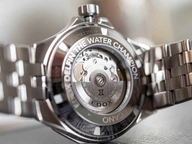 Zegarek męski EDOX 85303 3M BUIGB Delfin the Original Mecano