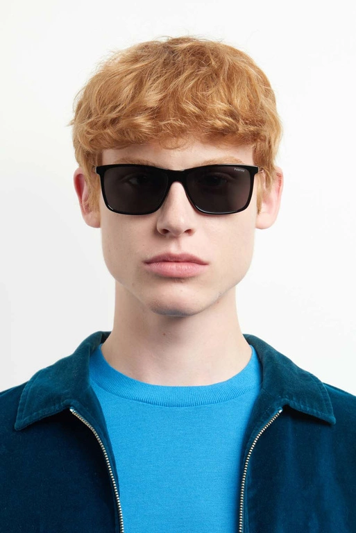 Okulary przeciwsłoneczne Męskie Polaroid PLD 4137/S 807M9 58 Czarne