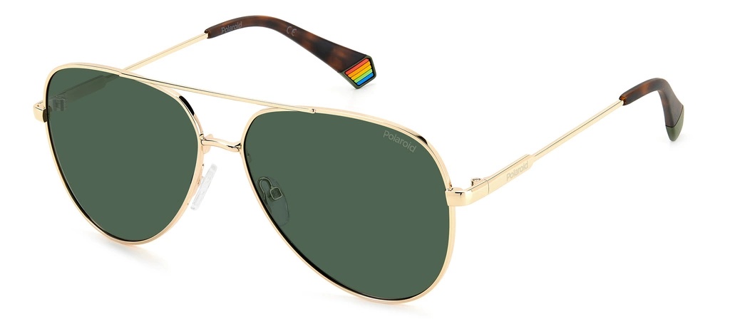 Okulary przeciwsłoneczne Unisex Polaroid PLD 6187/S J5G60UC Złote