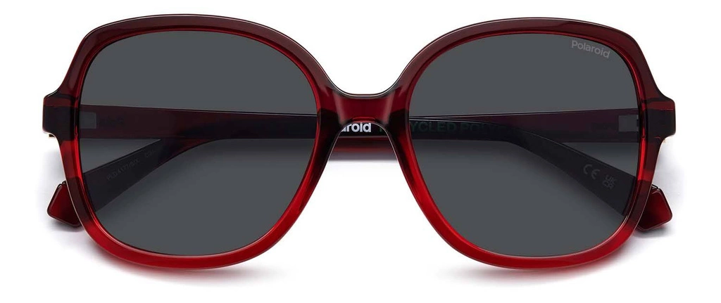 Okulary przeciwsłoneczne damskie Polaroid PLD 4177/S/X C9A55M9 Czerwone