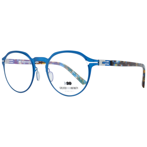 Okulary oprawki Męskie Greater Than Infinity GT049 V02 49 Niebieskie
