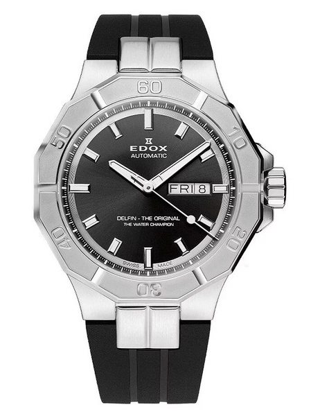 Zegarek męski EDOX 88008 3CA NIN Delfin the Original Day Date Automatic