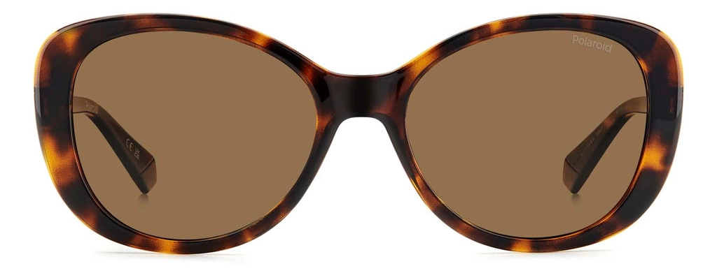 Okulary przeciwsłoneczne damskie Polaroid PLD 4154/S/X 08655SP Brązowe