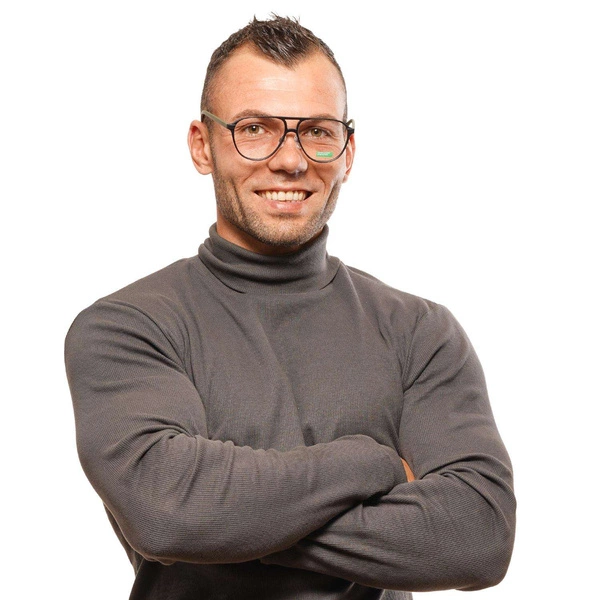 Okulary oprawki Męskie Benetton BEO1008 001 56 Czarne