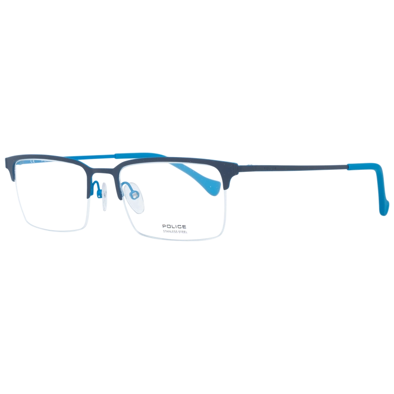 Okulary oprawki Męskie Police VPL290 0KAB 55 Niebieskie