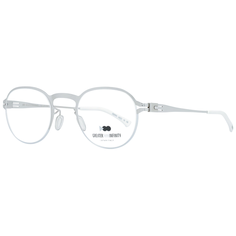 Okulary oprawki Męskie Greater Than Infinity GT009 V04N 46 Srebrne