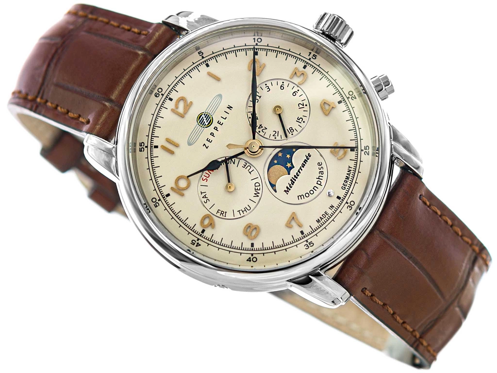 Zegarek męski ZEPPELIN 9636-5 Mediterranee LZ121