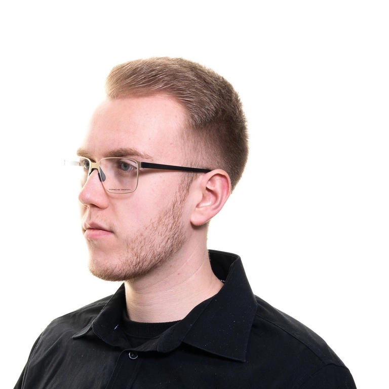 Okulary oprawki męskie Porsche Design P8313 B 57 Złote