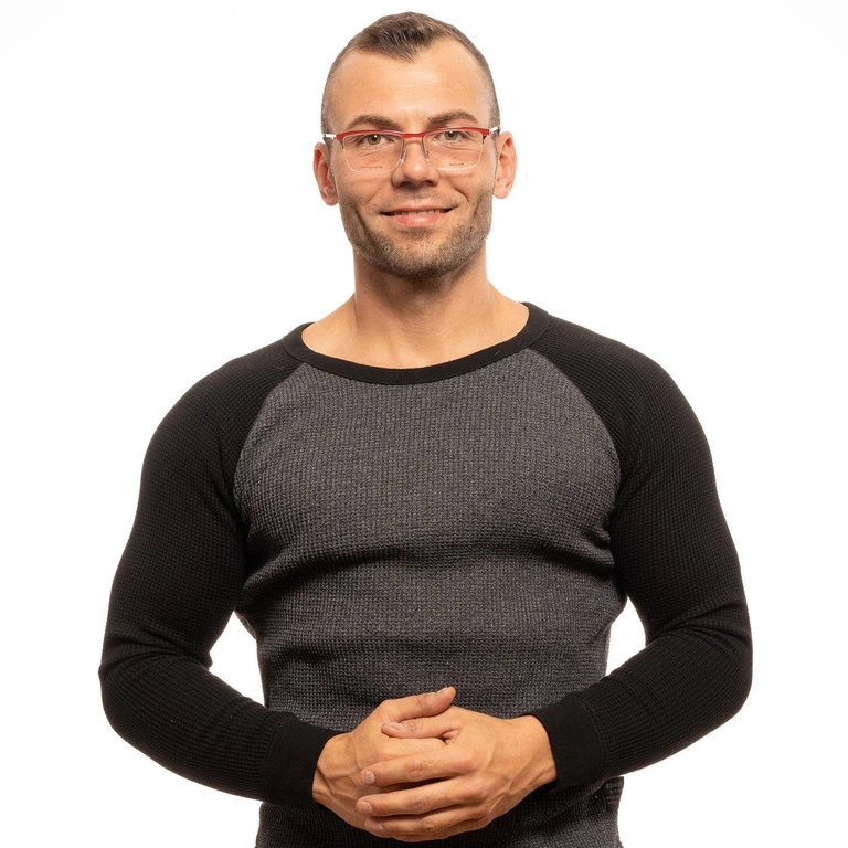 Okulary oprawki Męskie Police VPL564L 0579 54 Czerwone