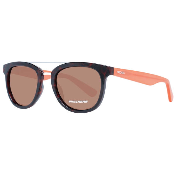 Okulary przeciwsłoneczne Skechers SE9079 52H 48 Brązowe