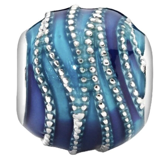 Charms Pandora 797012ENMX Niebieska fala