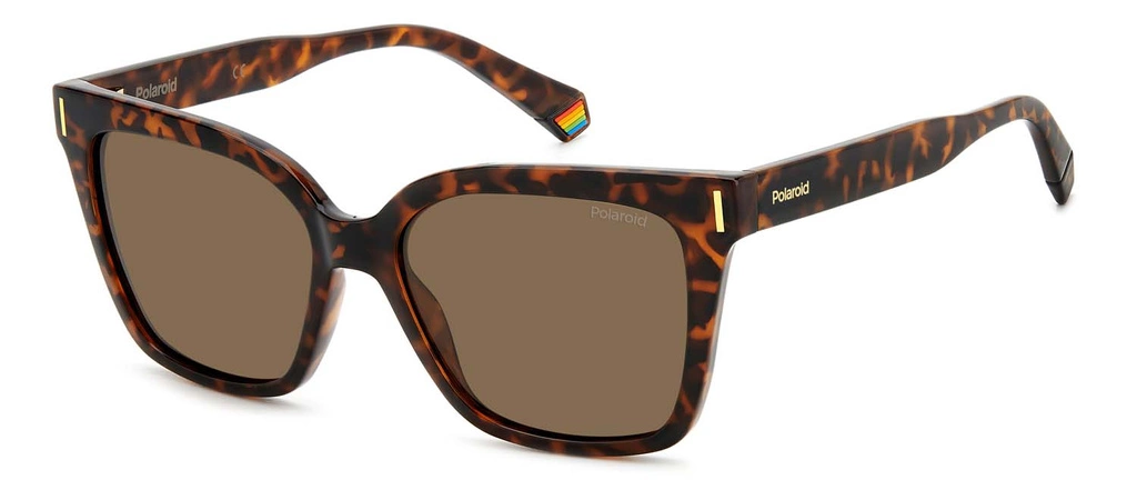 Okulary przeciwsłoneczne damskie Polaroid PLD 6192/S 08654SP Brązowe