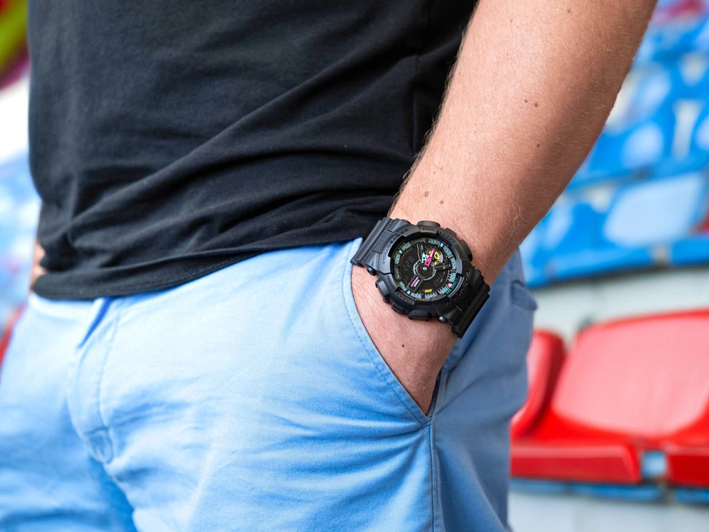 Zegarek męski CASIO G-SHOCK GA-110MF-1AER Multi Fluorescent