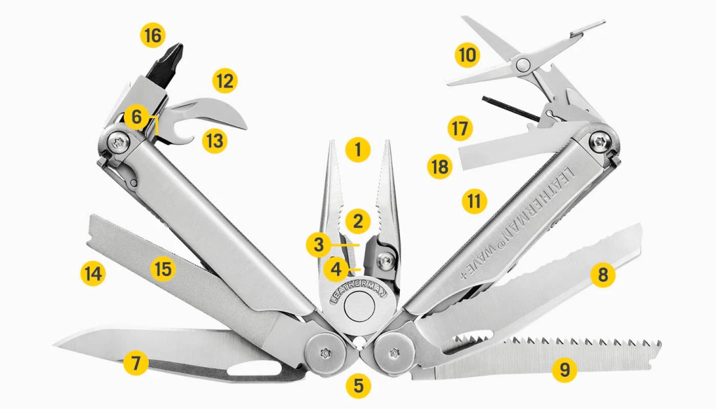 Multitool Leatherman Wave Plus 832526 Czarny