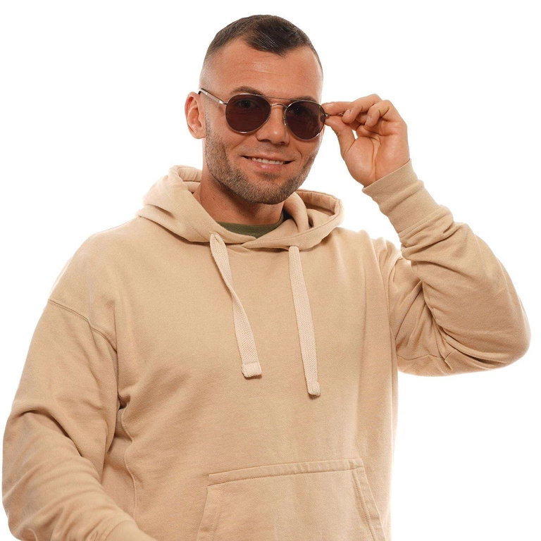 Okulary przeciwsłoneczne Męskie Zegna Couture Szare