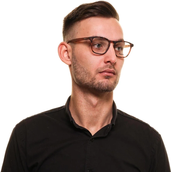 Okulary oprawki męskie Pepe Jeans PJ3367 C2 53 Brązowe
