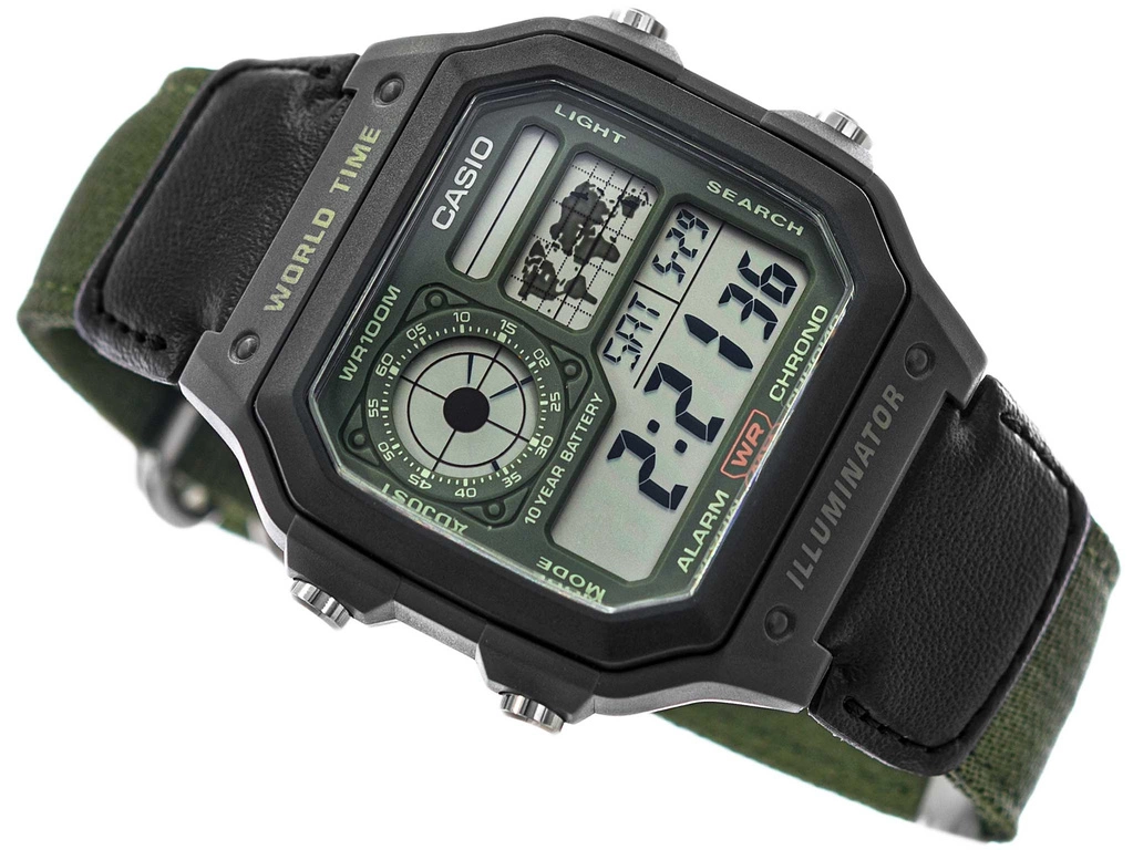 Zegarek męski CASIO AE-1200WHUB-3AVEF