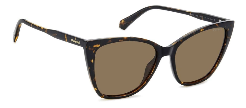 Okulary przeciwsłoneczne damskie Polaroid PLD 4181/S 08656SP Brązowe