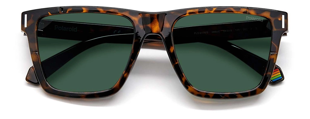 Okulary przeciwsłoneczne męskie Polaroid PLD 6176/S 408654UC Brązowe