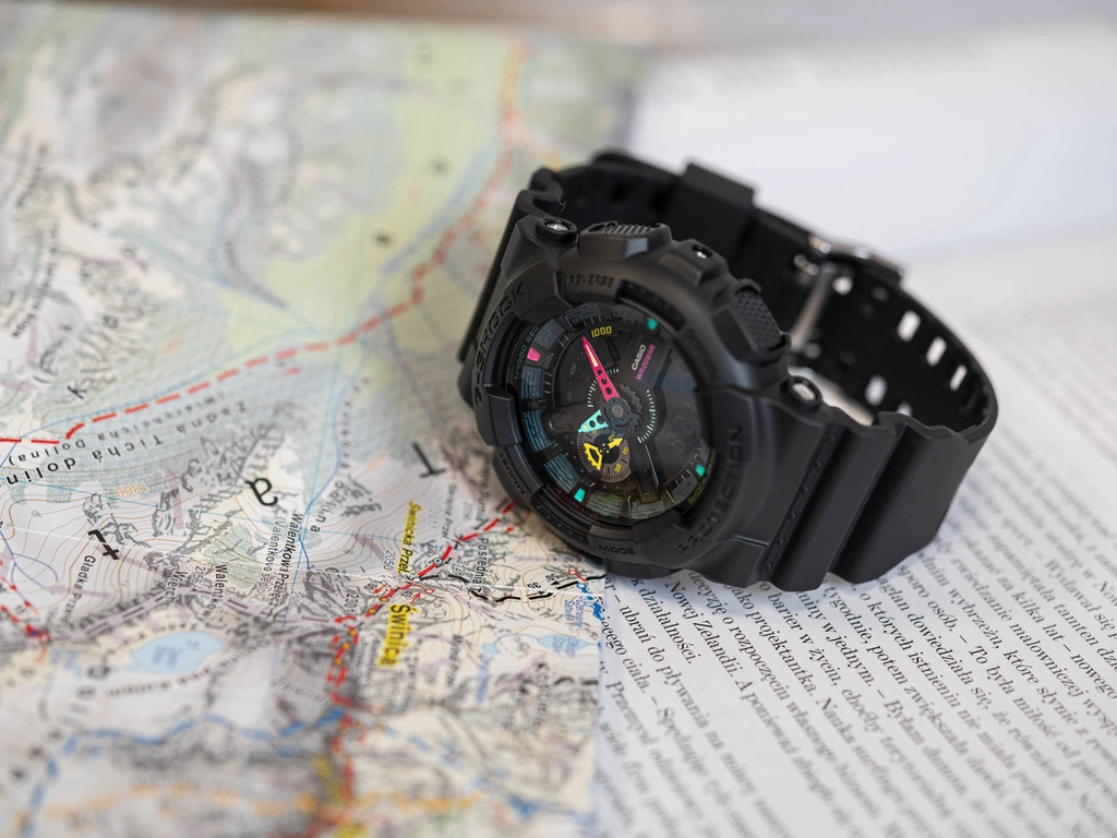 Zegarek męski CASIO G-SHOCK GA-110MF-1AER Multi Fluorescent