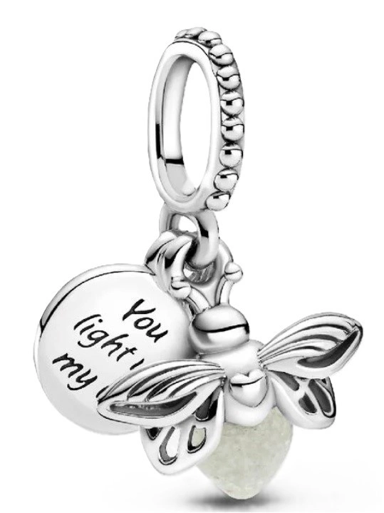 Charms Pandora Zawieszka świecący w ciemności Robaczek świętojański 799352C01