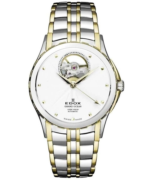 Zegarek damski EDOX 85013 357J AID Grand Ocean Open Heart