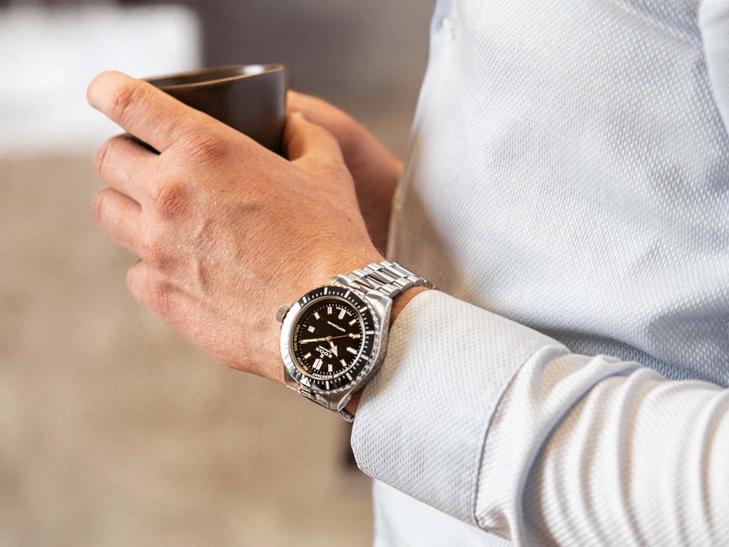 Zegarek męski EDOX 80120 3NM NIN Skydiver Neptunian Automatic