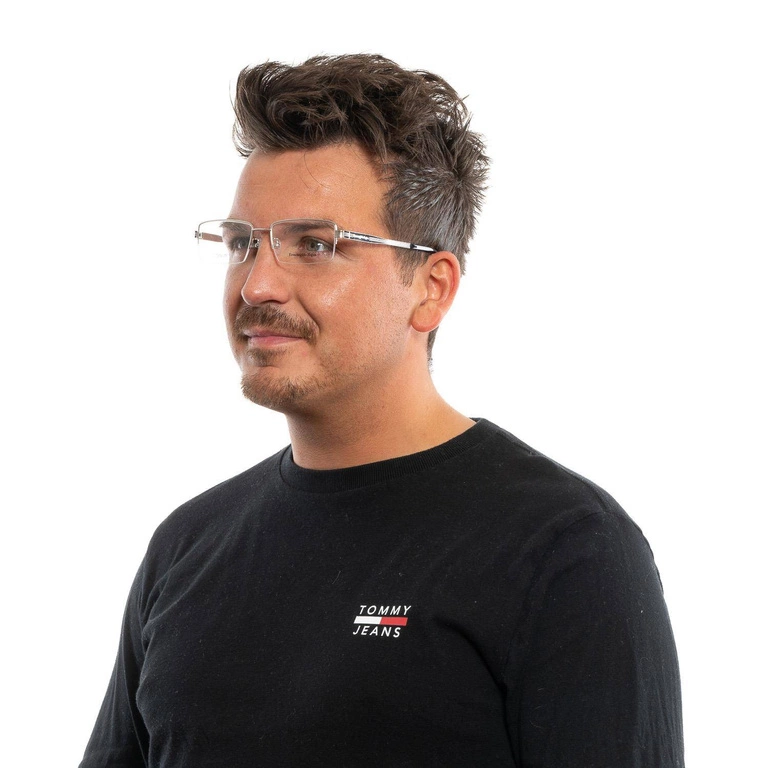 Okulary oprawki męskie Ermenegildo Zegna EZ5065-D 016 55 Srebrne