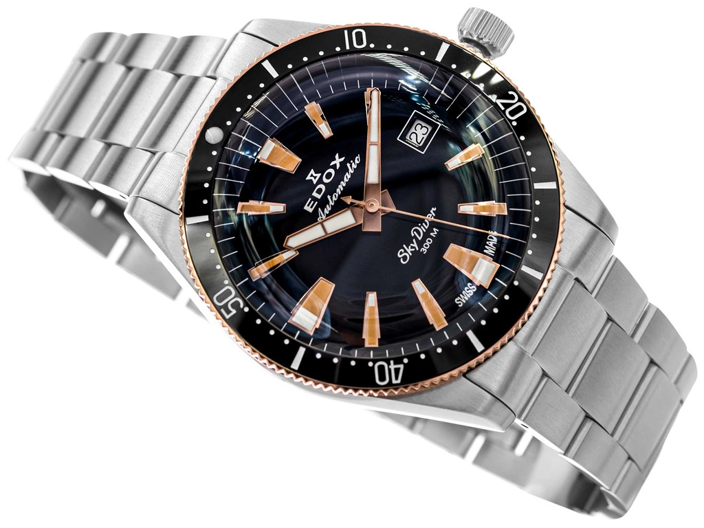 Zegarek męski EDOX 80126 357RNM NIRB Skydiver