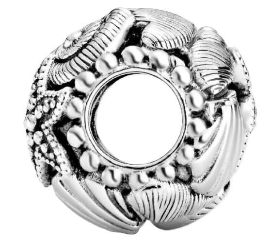 Charms Pandora 798950C00 Ażurowy Rozgwiazda, muszle i serca