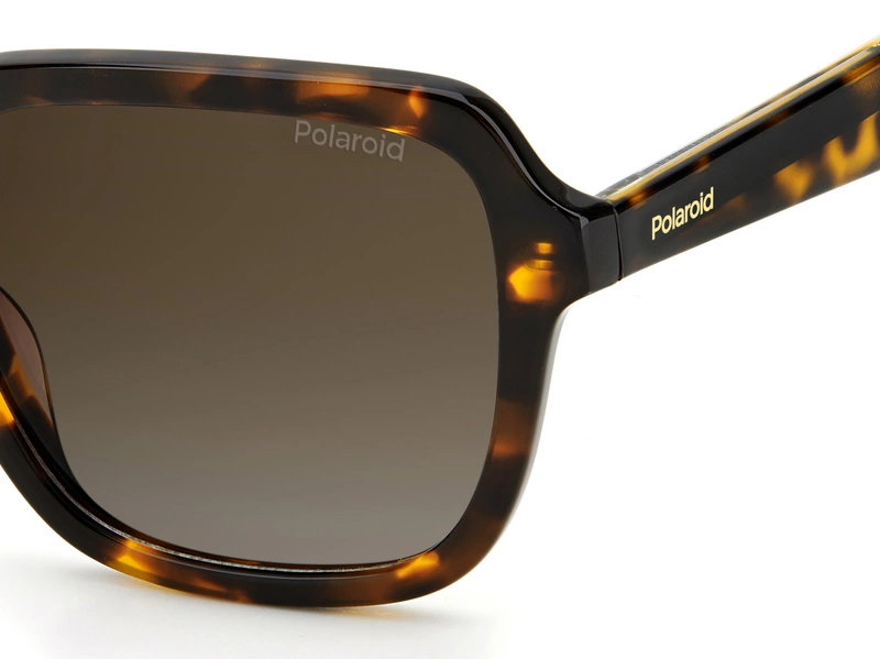Okulary przeciwsłoneczne damskie Polaroid PLD 4095/S/X 08653LA Brązowe