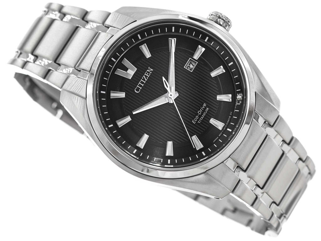 Zegarek męski Citizen AW1240-57E Eco-Drive Super Titanium