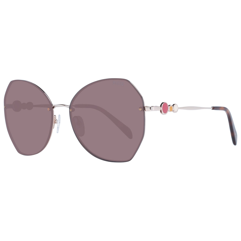 Okulary przeciwsłoneczne Damskie Emilio Pucci EP0178 28E 61 Różowe złoto