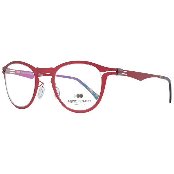 Okulary oprawki Greater Than Infinity GT017 V03 46 Czerwone