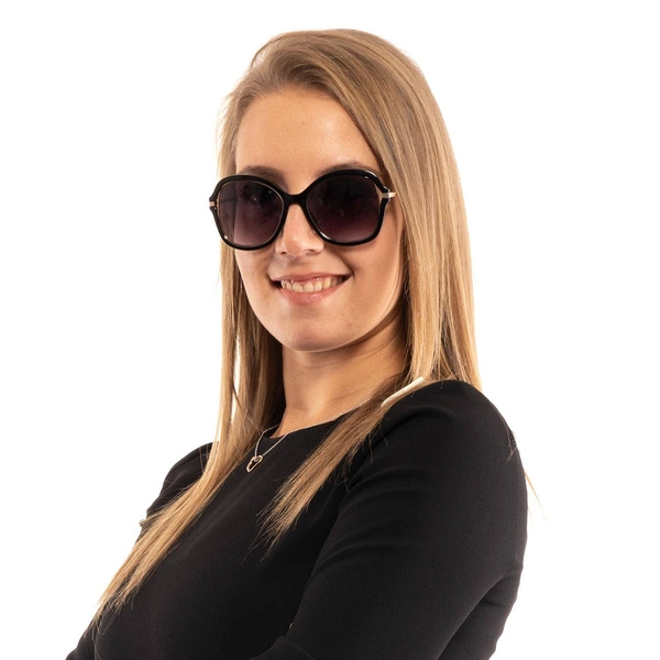 Okulary przeciwsłoneczne damskie Guess GF0352 01B 54 Czarne