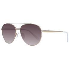 Okulary przeciwsłoneczne damskie Guess GF6139 32F 56 Złote
