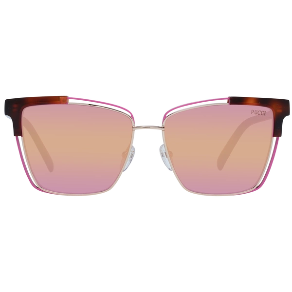 Okulary przeciwsłoneczne Damskie Emilio Pucci EP0171 56T 57 Brązowe