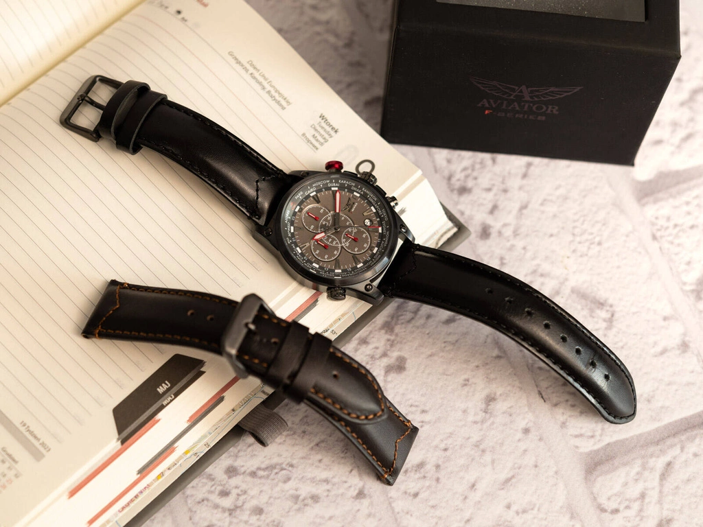 Zegarek męski AVIATOR F-Series AVW1369G185S GA8185