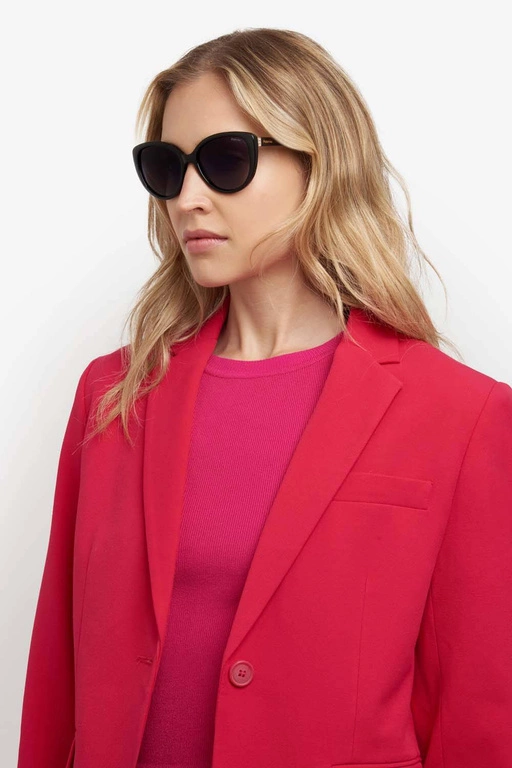 Okulary przeciwsłoneczne damskie Polaroid PLD 4176/S/X 80756WJ Czarne